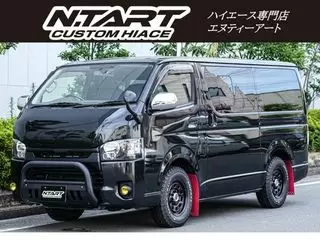 トヨタハイエースバン車中泊ベットキット　15インチAWタイヤの画像