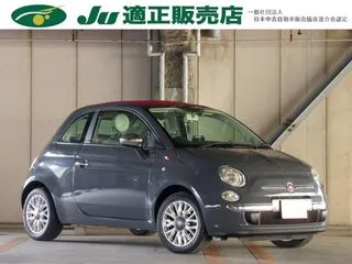 フィアット500C限定車 赤幌 ドラレコ ETC キーレスの画像