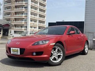 マツダRX-8走行4.5万キロ AT 赤黒レザー　修復無の画像